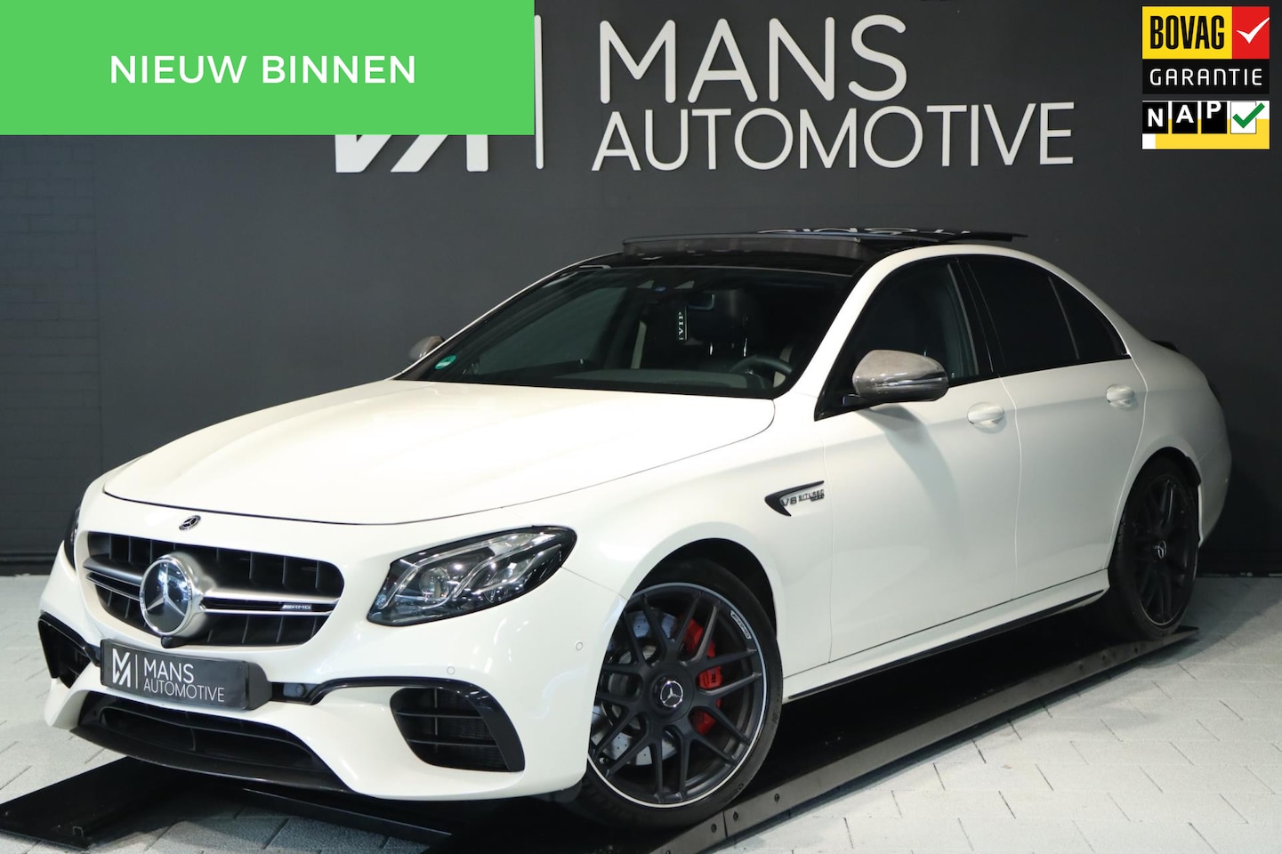 Mercedes-Benz E-klasse - AMG 63 S 4MATIC+ / PANO / BURMESTER / HUD / BOVAG / LUCHTVERING - AutoWereld.nl