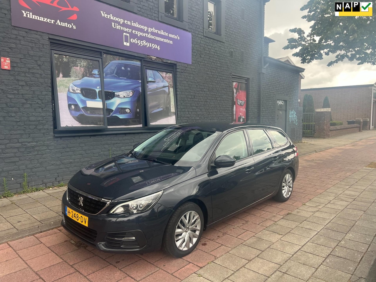 Peugeot 308 SW - 1.2 PureTech Blue Lease nap navi - AutoWereld.nl