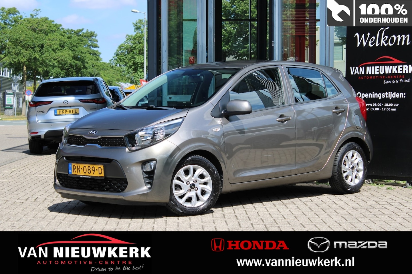 Kia Picanto - 1.0i 66 PK ComfortPlusLine Navigator Carplay + Camera All Seasons Dealer Onderhouden - AutoWereld.nl