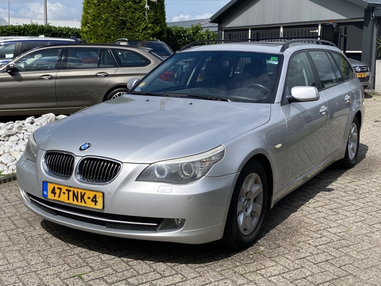 BMW 5-serie Touring - 525D Diesel 6-Cilinder 2008 Grijs - AutoWereld.nl