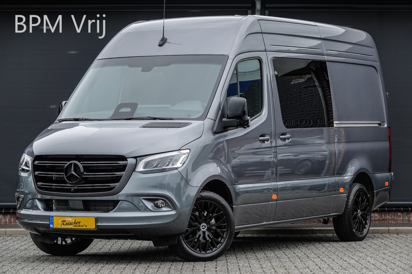 Mercedes-Benz Sprinter - L2H2 319Cdi 190Pk 9G-Tronic | Dubbel Cabine | 5-Persoons | RWD | 2xSchuifdeur | 360° Camer - AutoWereld.nl
