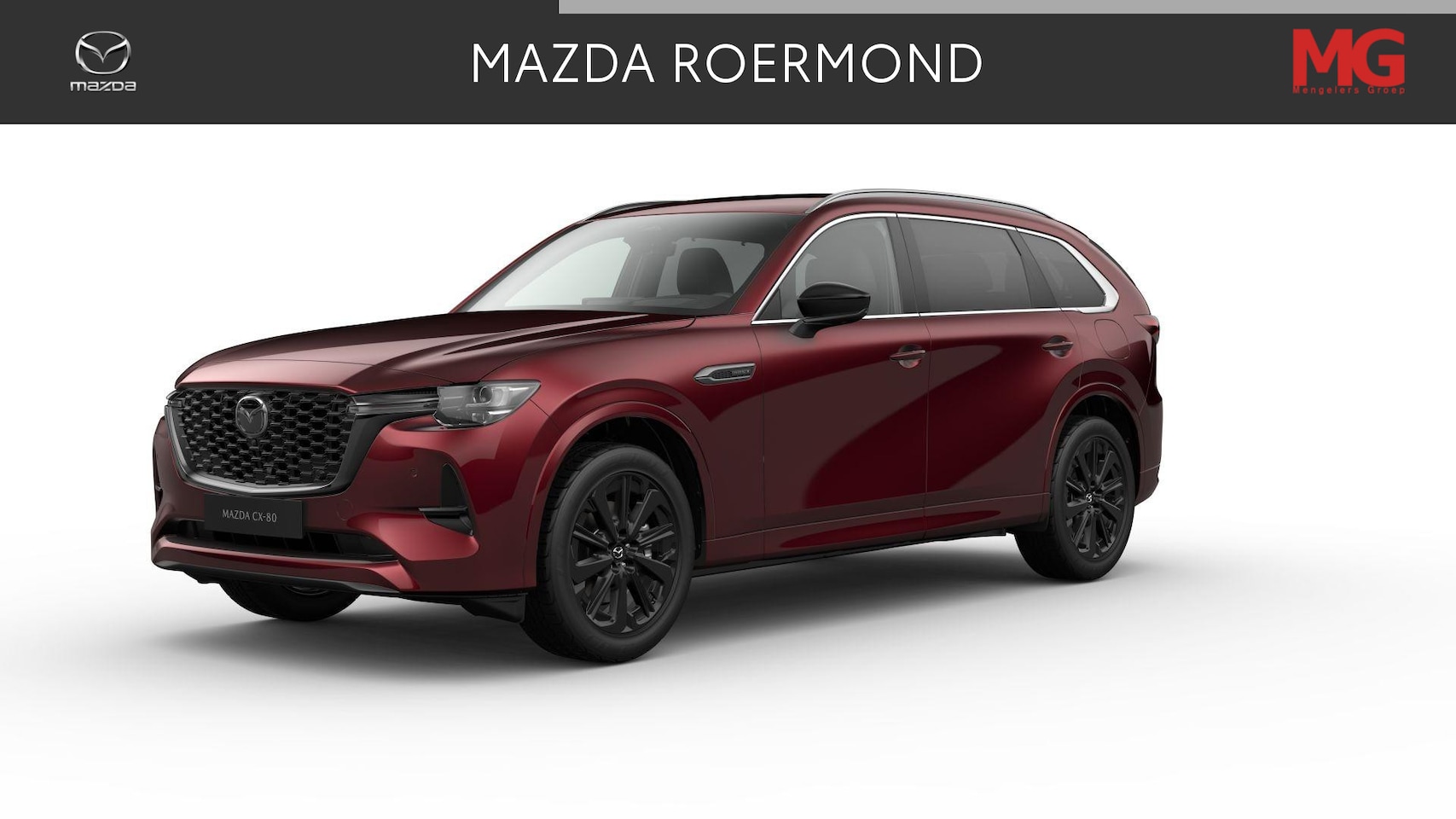 Mazda CX-80 - 2.5 e-SkyActiv PHEV Homura Plus Mengelers actieprijs: € 66.450,00* - AutoWereld.nl