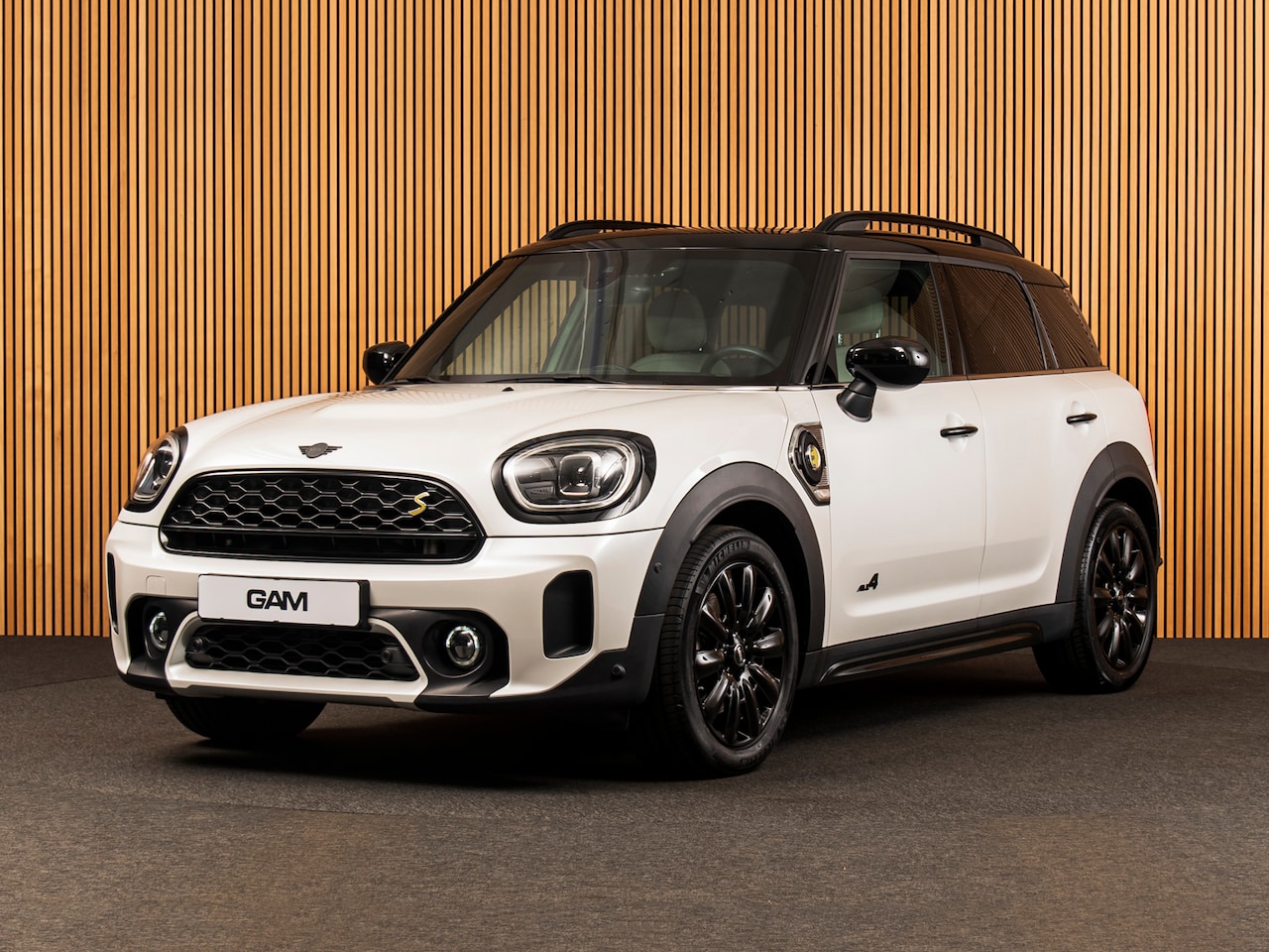 MINI Countryman - 2.0 Cooper S E ALL4 Classic PANO-H/K-LEDER-HUD-18" - AutoWereld.nl