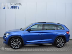 Skoda Kodiaq - 1.5 TSI Sportline Racing Blue Pano Canton Virtual Keyless 20" LMV Uitkl. trekhaak | Zeer m