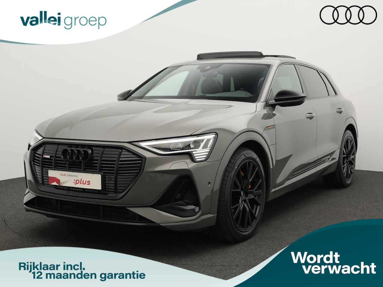 Audi e-tron - 55 quattro S edition 95 kWh 408 pk | Panoramadak | Leder/alcantara | Matrix LED | Achterui - AutoWereld.nl