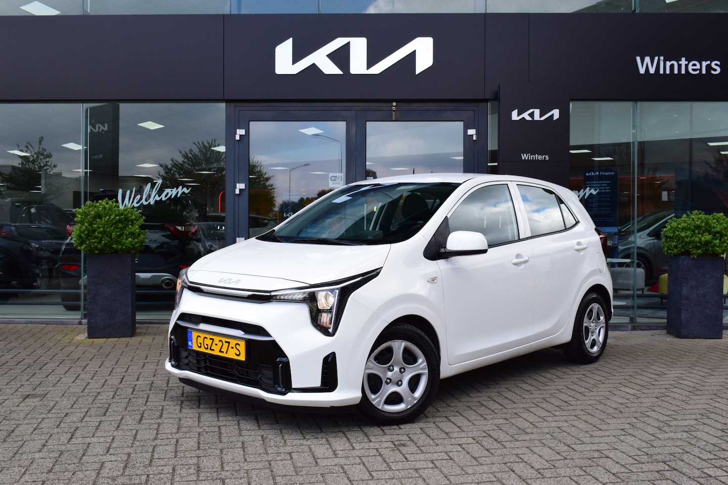 Kia Picanto - 1.0 DPi DynamicLine | Airco | Cruise Control | Navigatie | Camera | Apple CarPlay & Androi - AutoWereld.nl