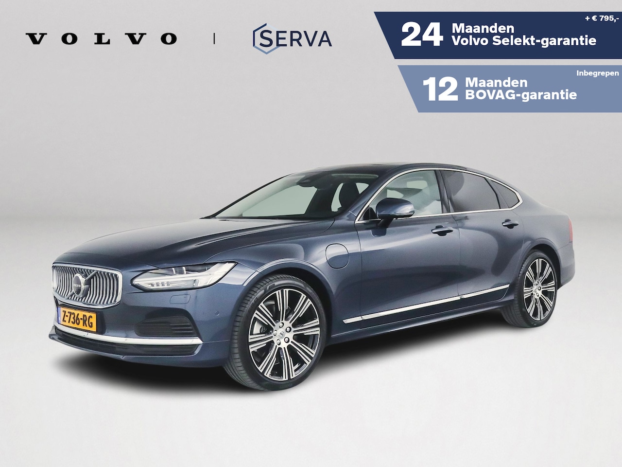 Volvo S90 - T8 AWD Ultimate Bright | Massage | Luchtvering - AutoWereld.nl