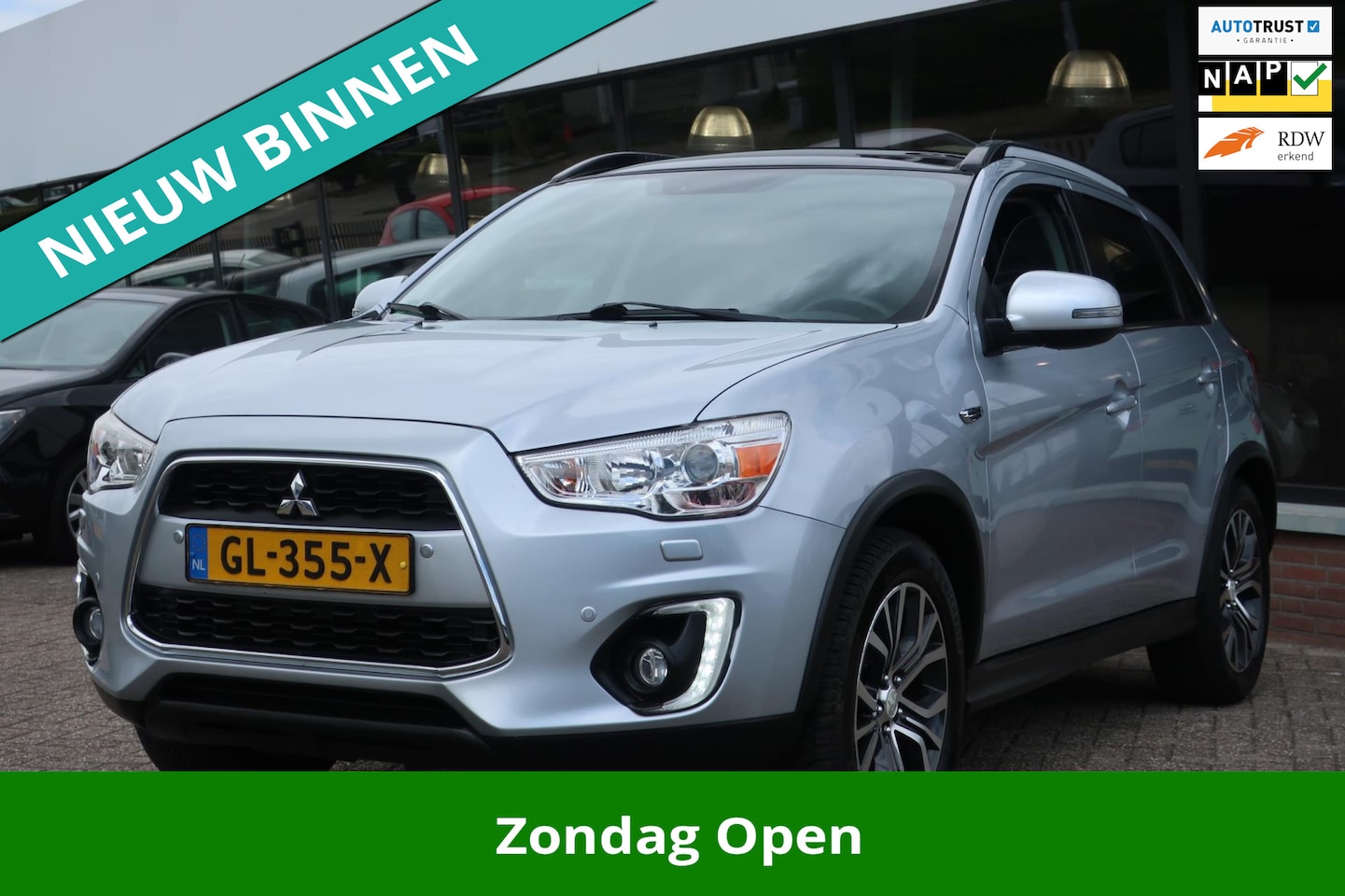 Mitsubishi ASX - 1.6 Cleartec Instyle 1e EIG_LED_PANO_CAM_KEYLESS_19-INCH. - AutoWereld.nl