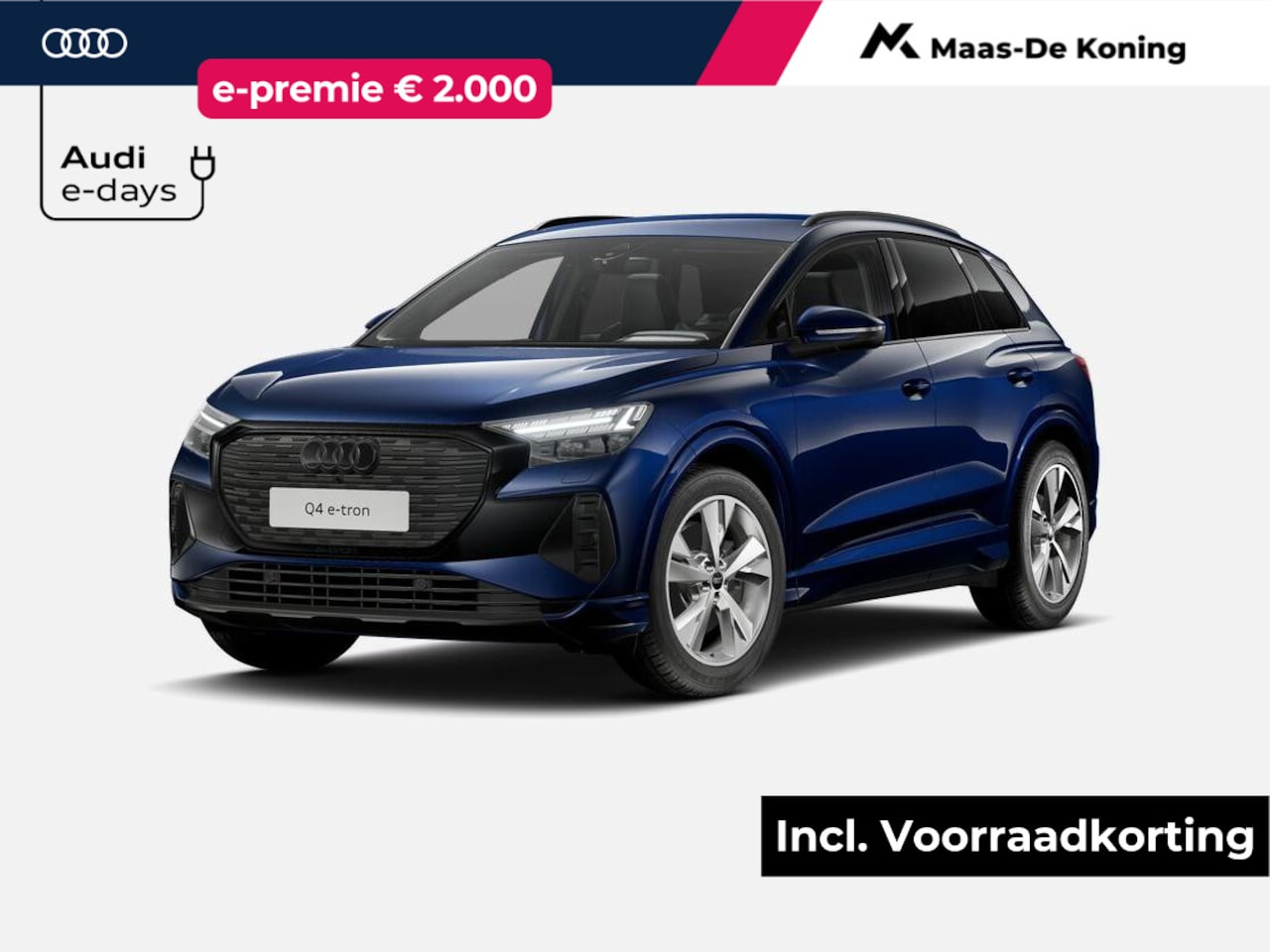 Audi Q4 e-tron - 40 Advanced edition 204 PK · Assistentiepakket plus · Optiekpakket zwart plus · 20" LM Vel - AutoWereld.nl