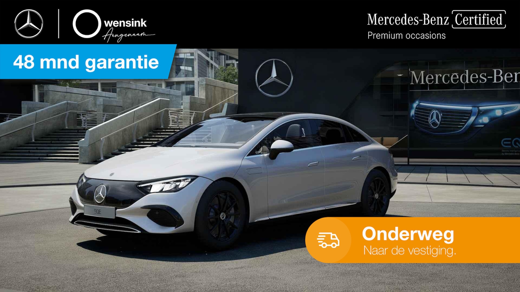 Mercedes-Benz EQE - 300 Business Line 89 kWh | Panoramadak | Achteruitrijcamera | 19" lichtmetalen velgen | St - AutoWereld.nl