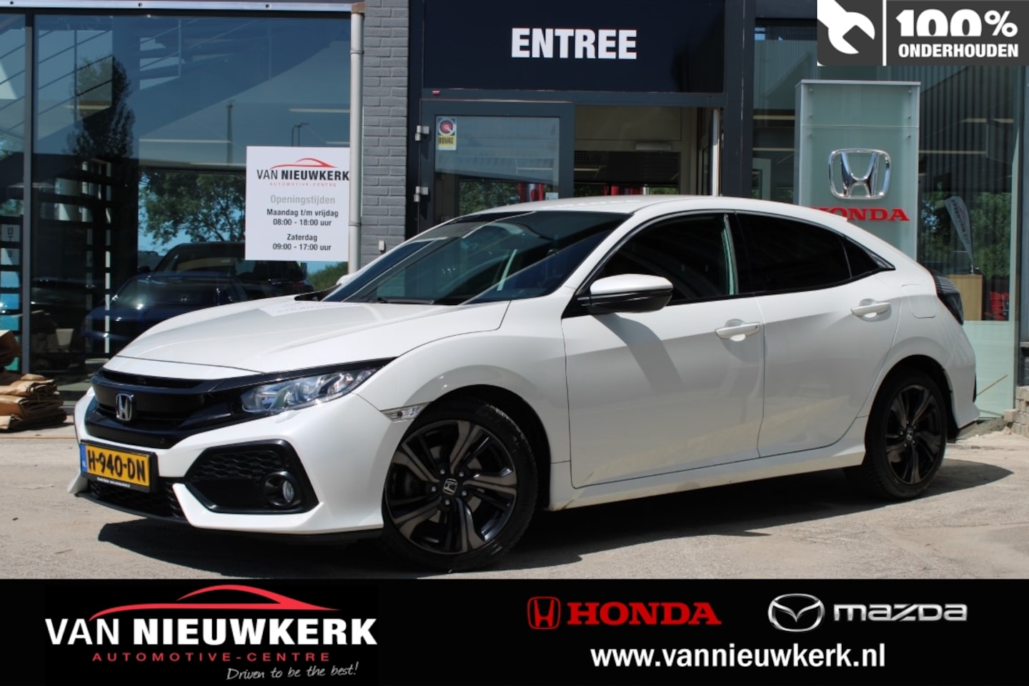 Honda Civic - 1.0 i-VTEC 129pk Elegance | Automaat | Stoelverwarming | Carplay | Cruise controle | Clima - AutoWereld.nl