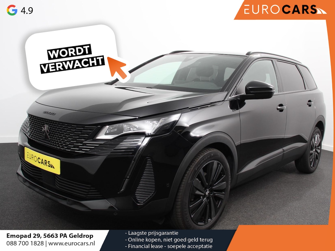 Peugeot 5008 - 1.2 PureTech GT Black Pack 7p Climate control Adaptive cruise control Achteruitrijd camera - AutoWereld.nl