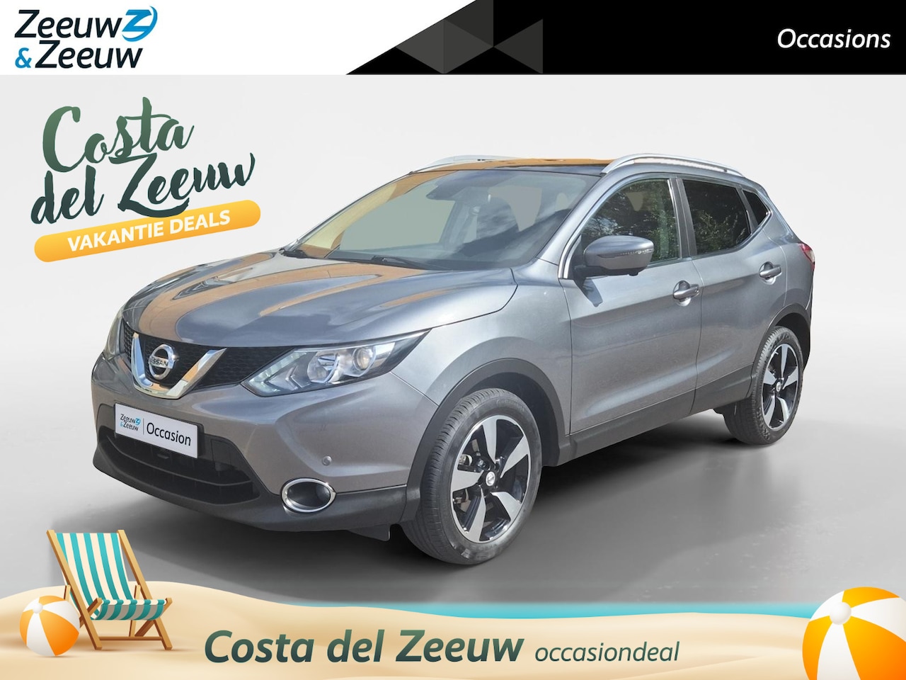 Nissan Qashqai - 1.2 Connect Edition Panodak | Trekhaak afneembaar | Achteruitrijcamera | 17 inch Lichtmeta - AutoWereld.nl