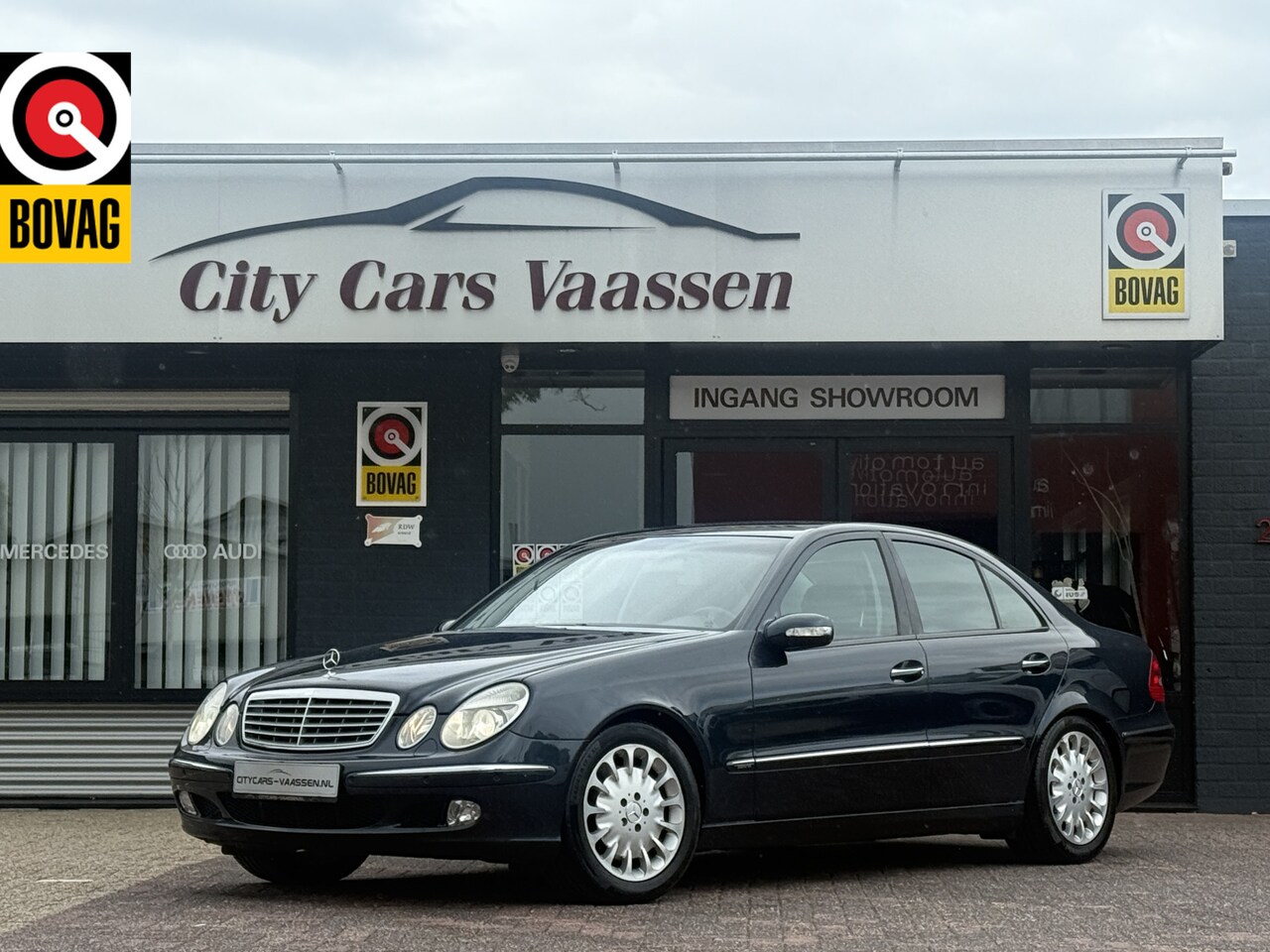 Mercedes-Benz E-klasse - 500 Elegance automaat 306 pk youngtimer navigatie climate ctr cruise ctr leder lmv 17 inch - AutoWereld.nl