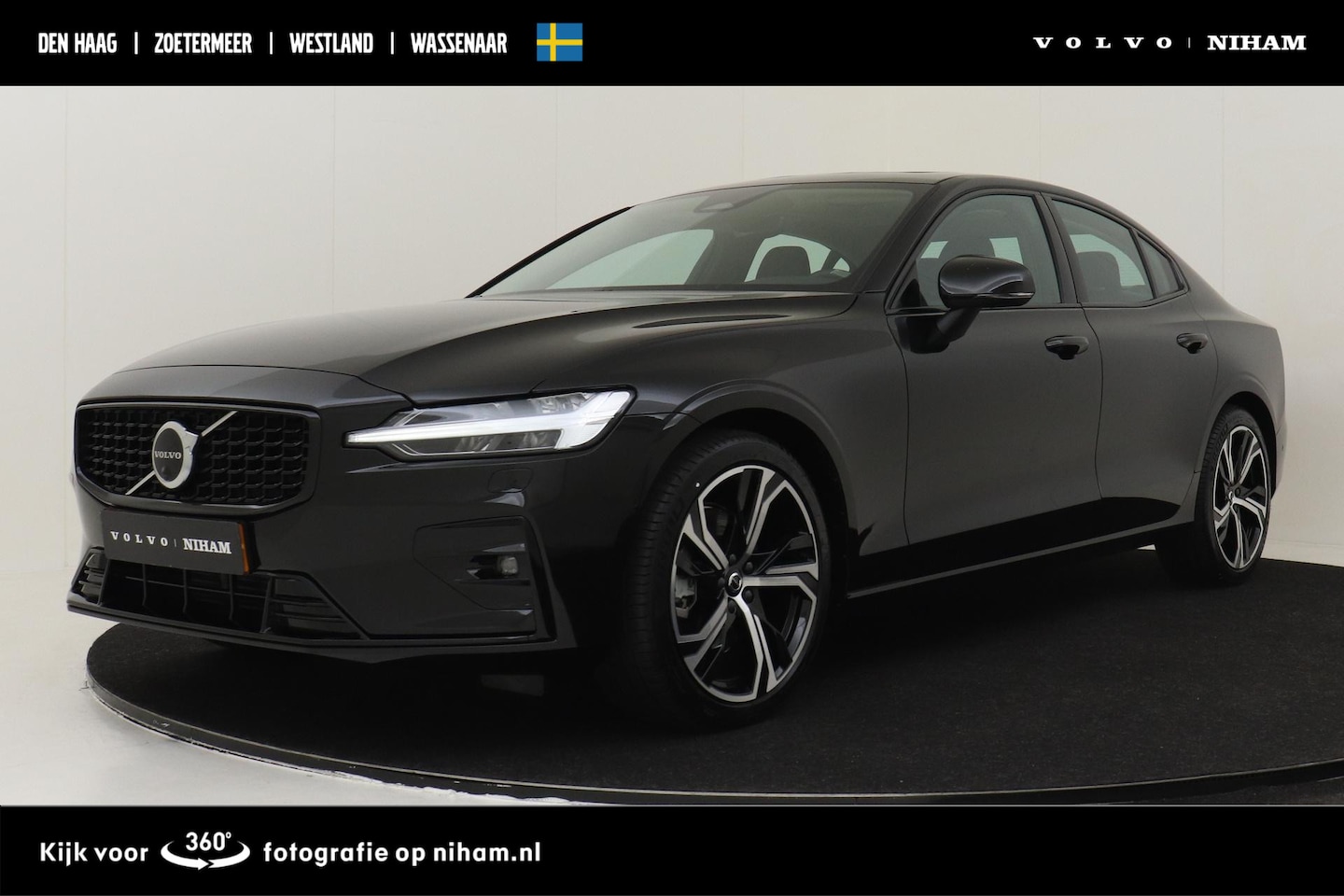 Volvo S60 - B4 (M-HYBRID) ULTIMATE DARK -PANO.DAK|360°CAM|CLIMATE|HEAD UP DISP. - AutoWereld.nl