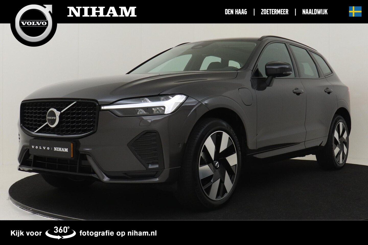 Volvo XC60 - RECHARGE T6 AWD PLUS DARK -PANO.DAK|360°CAM|ADAP.CRUISE|20"|TREKHAAK|POWER-SEATS - AutoWereld.nl