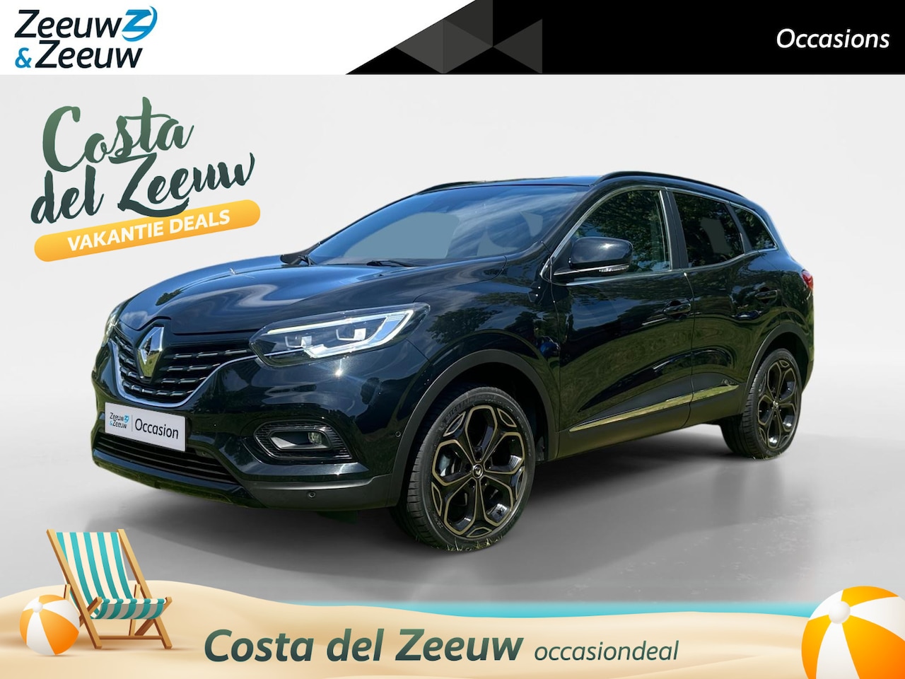 Renault Kadjar - 1.3 TCe Black Edition | elektrisch wegklapbare trekhaak| lage kilometers | stoelverwarming - AutoWereld.nl