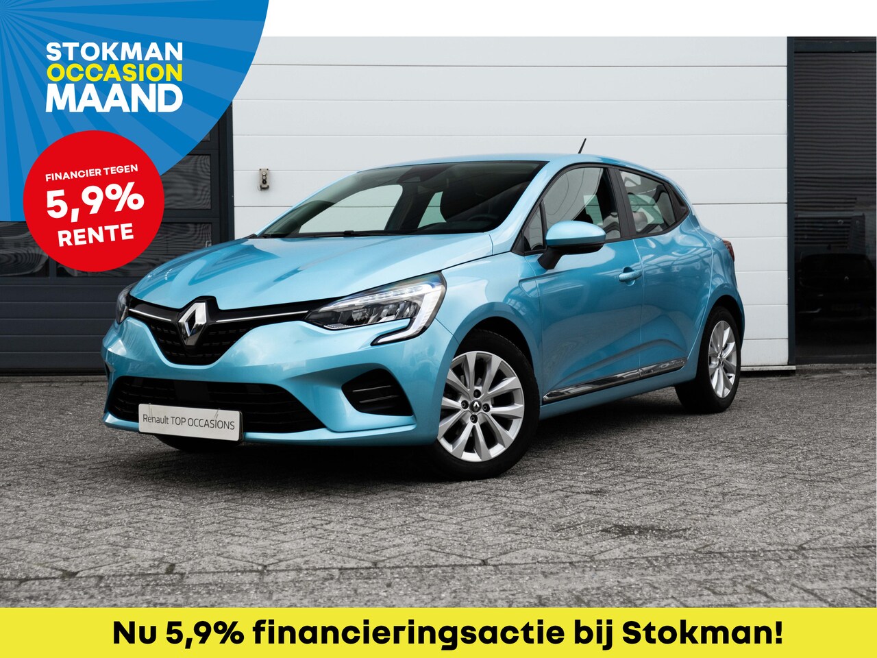 Renault Clio - 1.0 TCe Zen | reservewiel | parkeersensoren achter | LM velgen | airco | incl. Bovag rijkl - AutoWereld.nl