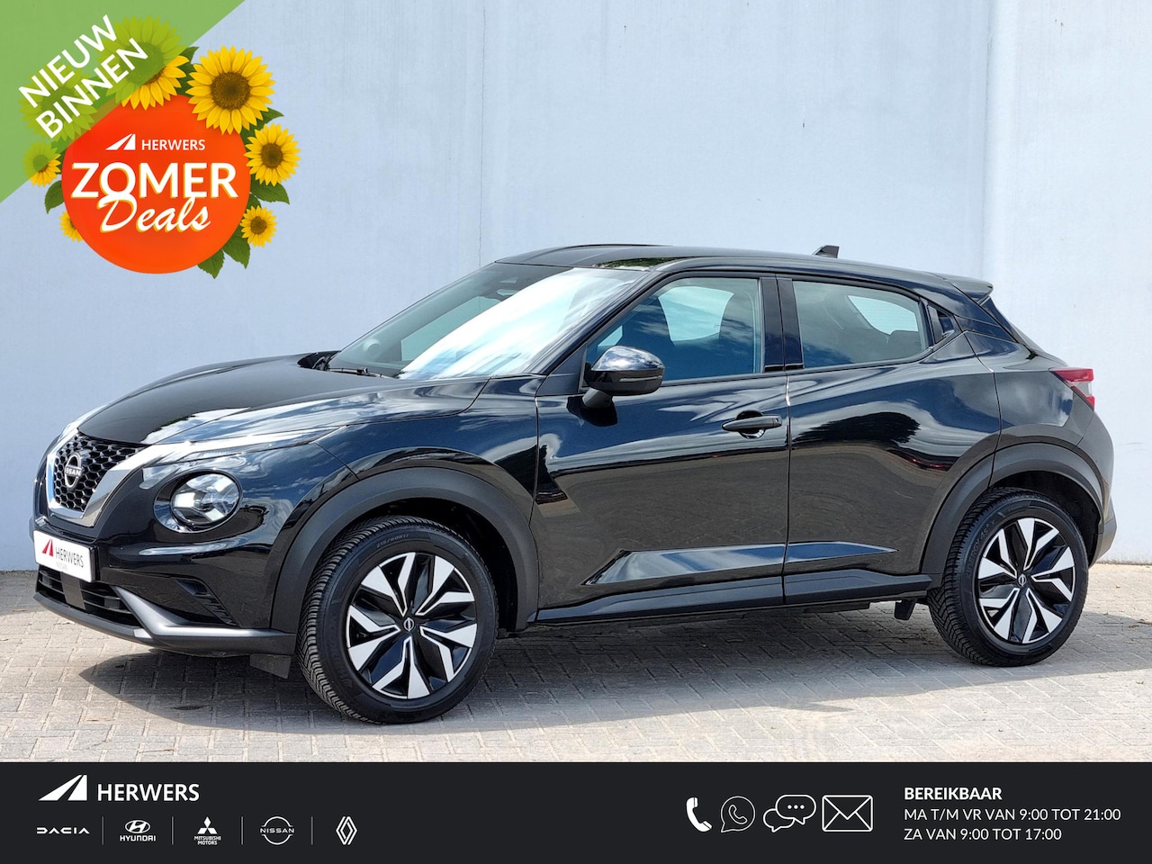 Nissan Juke - 1.0 DIG-T Acenta / All Season Banden / Navigatie / Camera / Cruise Control / Stoelverwarmi - AutoWereld.nl