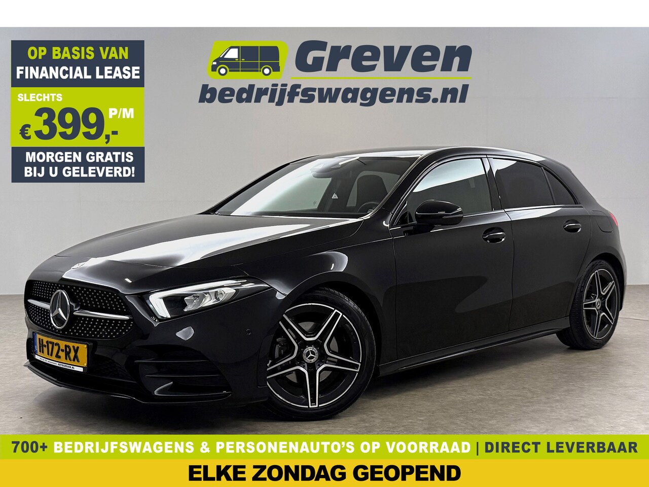 Mercedes-Benz A-klasse - 180 AMG Sfeer Virtual Clima Cruise Camera Navi LED PDC 18"LMV - AutoWereld.nl