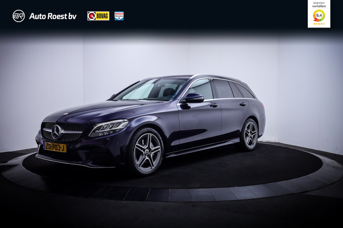 Mercedes-Benz C-klasse Estate - 160 Aut.AMG SOLUTION FULL LED | DIGIDASH | 360 CAM | STOELVERW | AFN TREKHAAK | ELEK KLEP - AutoWereld.nl