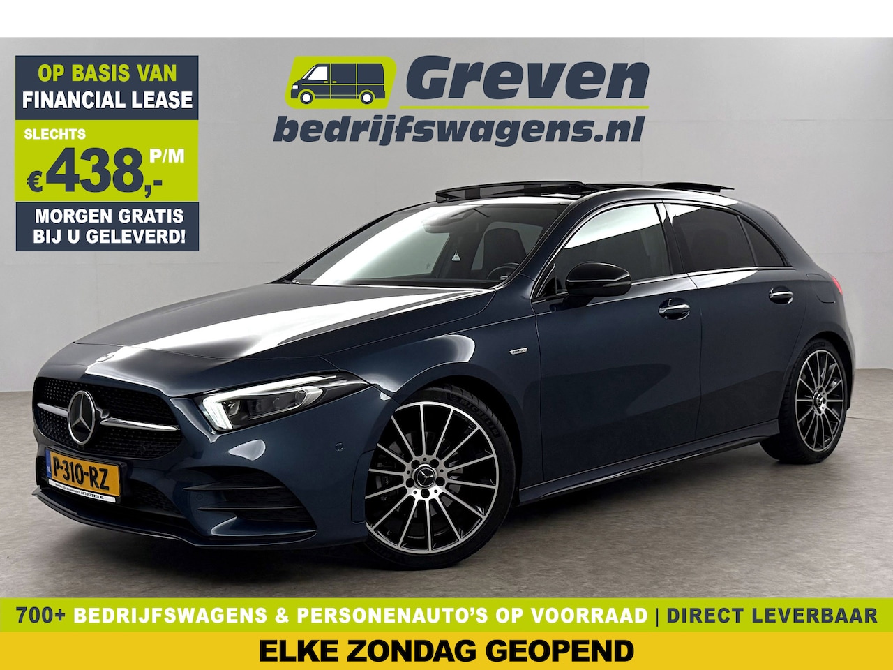Mercedes-Benz A-klasse - 180 AMG Pano Sfeer LED Virtual Clima Cruise Camera Carplay Navi PDC 19"LMV - AutoWereld.nl