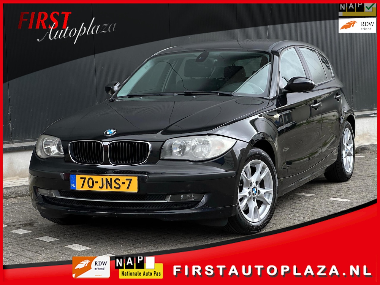 BMW 1-serie - 118i Business Line 5-DEURS 6-BAK/AIRCO/ISOFIX | KEURIGE AUTO ! - AutoWereld.nl