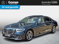 Mercedes-Benz S-klasse - 500 4MATIC Lang AMG Line | Panoramadak | Burmester | 360˚ camera | Nappaleder Beige | Mass