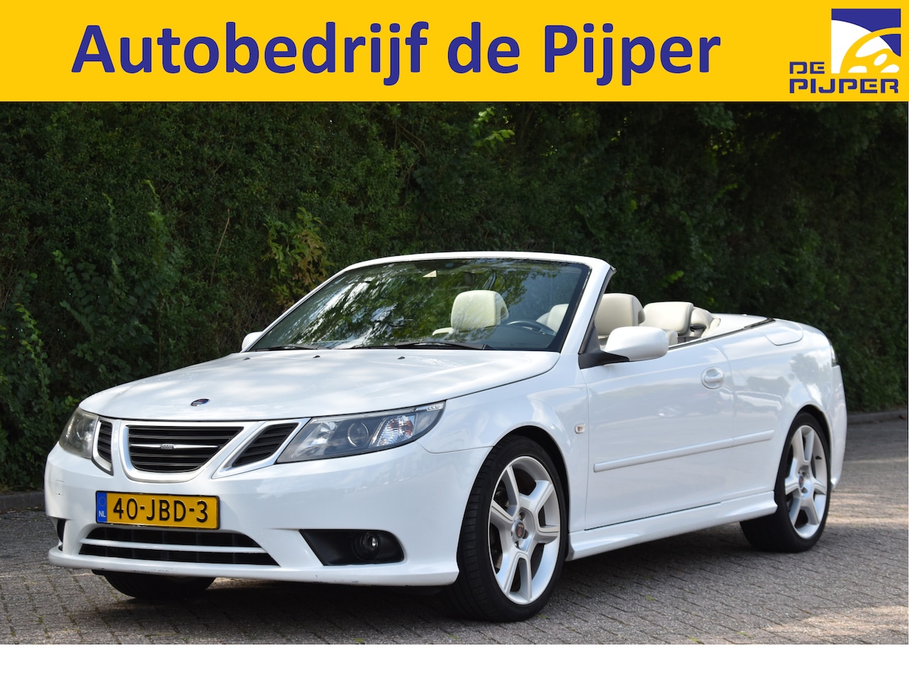 Saab 9-3 Cabrio - 1.8t Vector 150 PK | NL-Auto | 2e eigenaar | Cruise Contr | Stoelverwarming | Leder | Wind - AutoWereld.nl