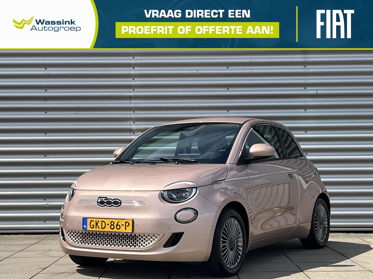 Fiat 500 - 42kWh 118pk Automaat La Prima | Leder | Navigatie Apple Carplay/Android Auto | Camera | St - AutoWereld.nl
