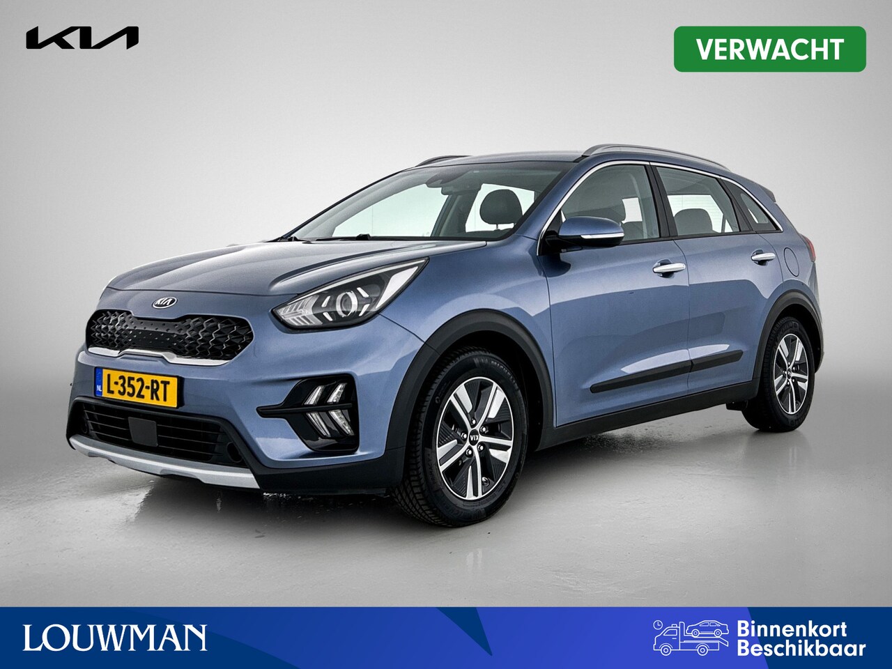 Kia Niro - 1.6 GDi Hybrid DynamicLine Half Leder | Automaat | Hybrid - AutoWereld.nl