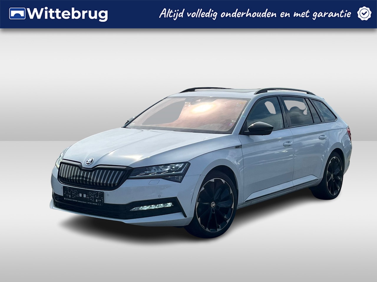 Skoda Superb Combi - 1.4 TSI 208 pk iV Sportline DSG Automaat Panoramadak / Parkeersensoren / Airco  / Stoelver - AutoWereld.nl