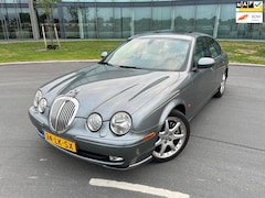 Jaguar S-type - 4.2 V8 Sport ZEER NETJES FULL OPTIE OPEN DAK AUTOMAAT CREME LEER ZELDZAAM KLEURSTELLING