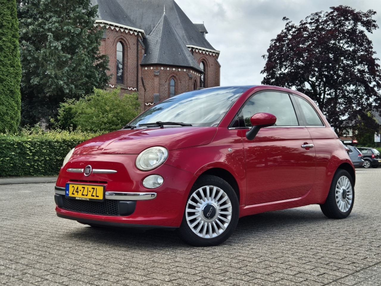 Fiat 500 - 1.4-16V Lounge 1.4-16V Lounge, Airco, Panorama - AutoWereld.nl