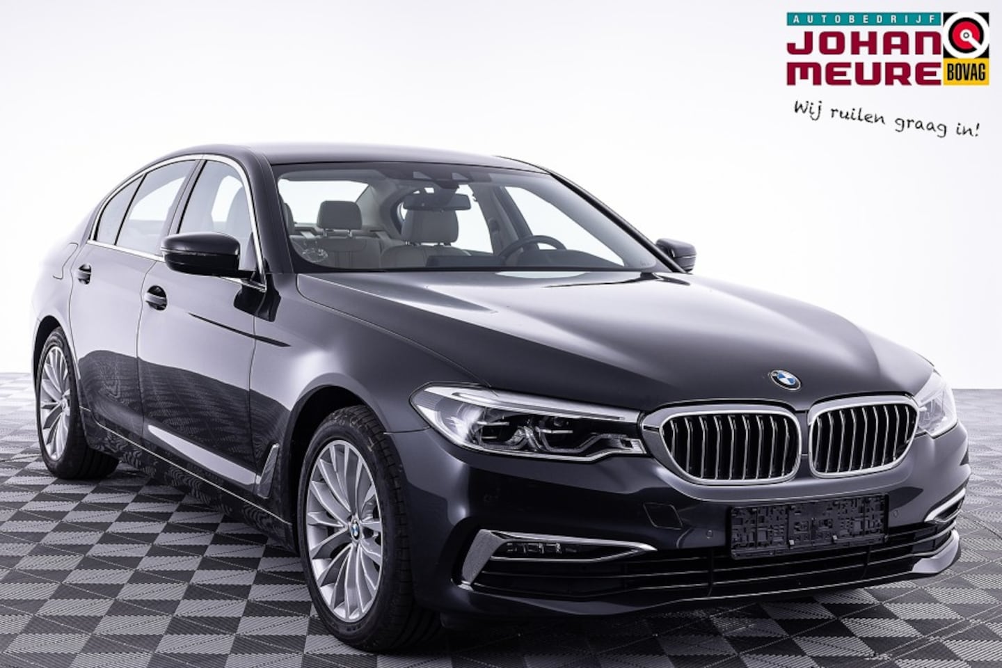 BMW 5-serie - 530 e Luxury Line | LEDER | Full LED | NAVI | ECC | harman/kardon | PHEV - AutoWereld.nl
