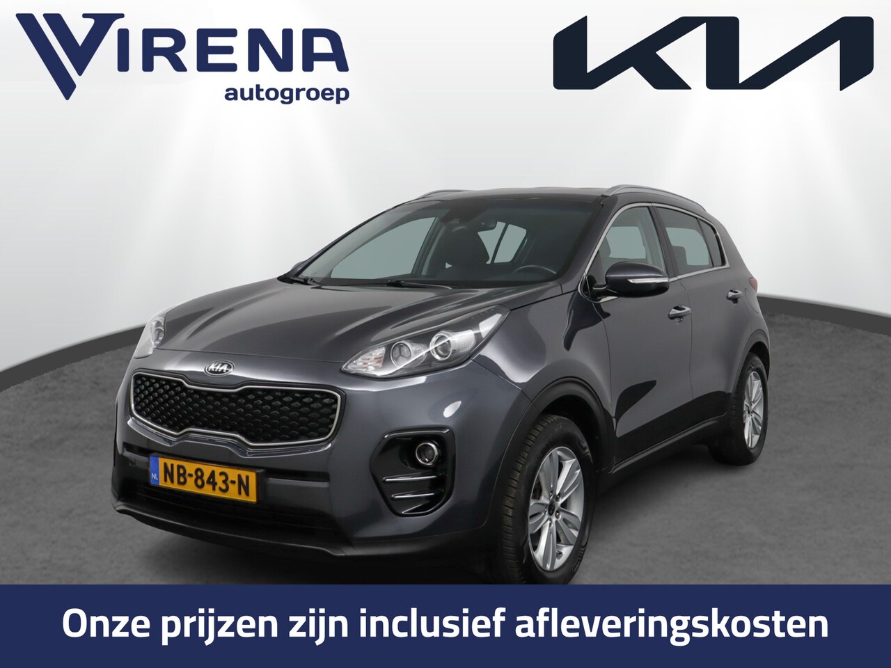 Kia Sportage - 1.6 GDI First Edition Cruise Control - Climate Control - Naigatie - Trekhaak - 12 maanden - AutoWereld.nl