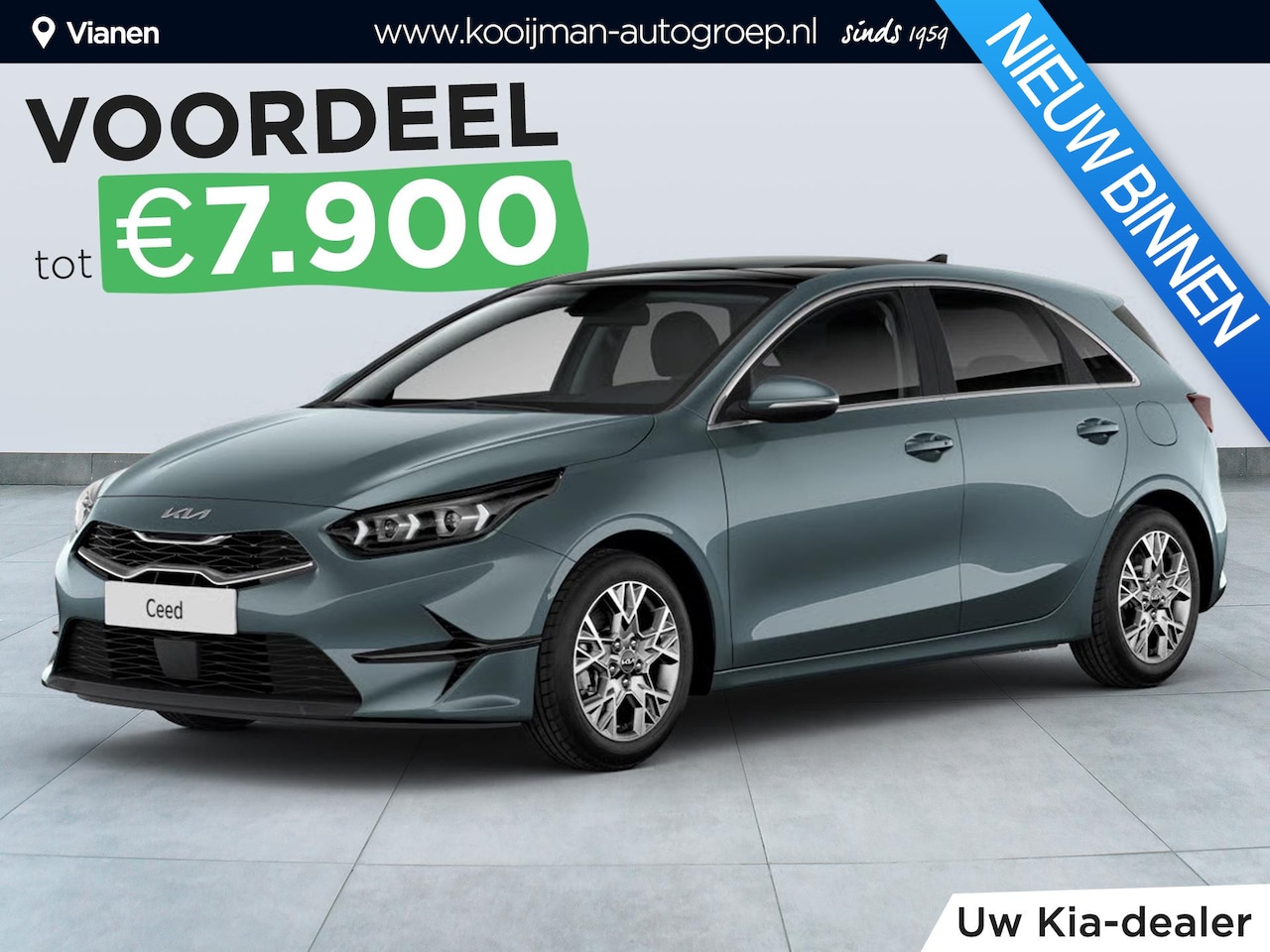 Kia Cee'd - Ceed 1.0 T-GDi MHEV Design Edition Rijklaar vanaf €30.495,- Nu tijdelijke voordeel van €7. - AutoWereld.nl