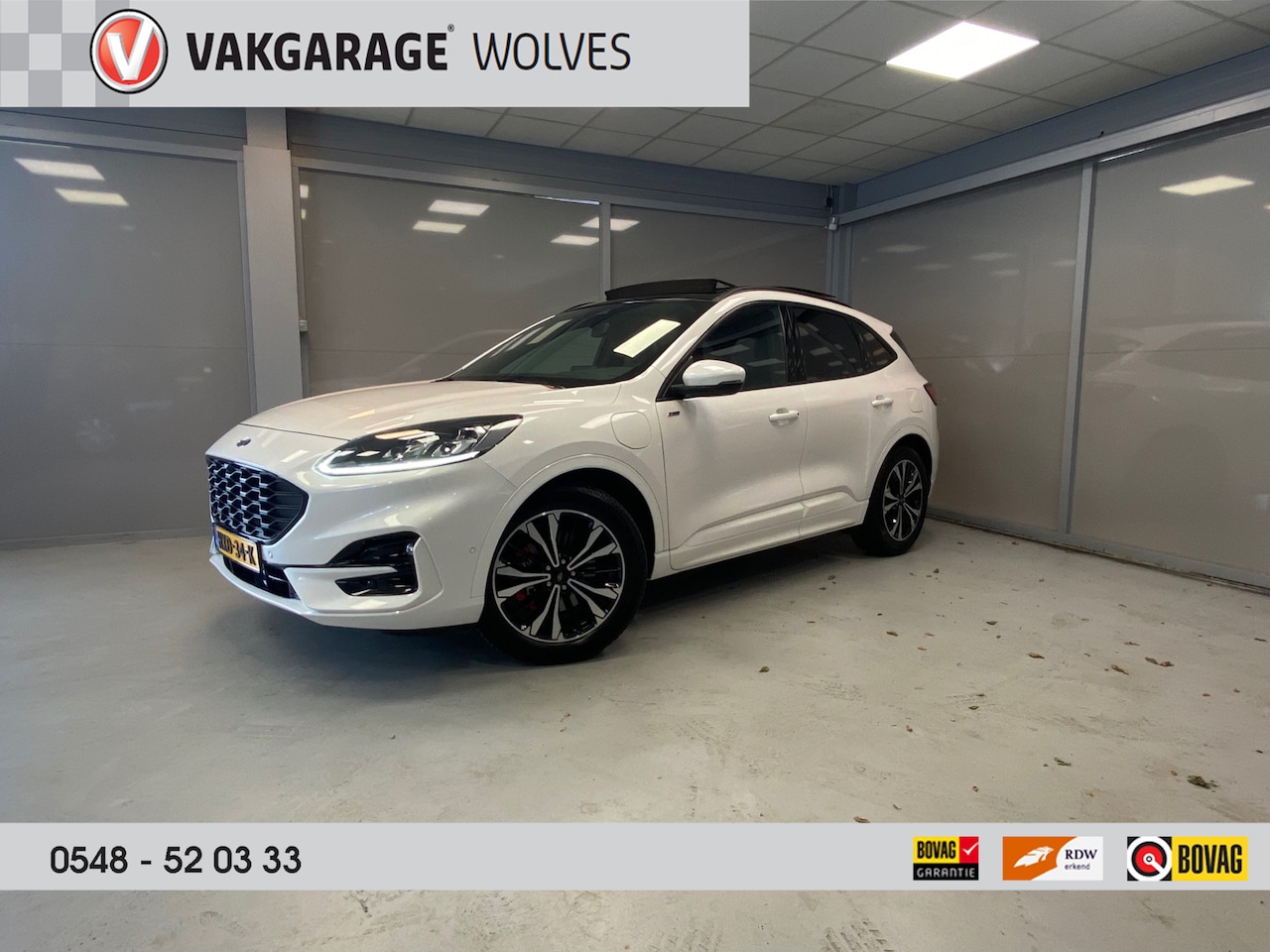 Ford Kuga - 2.5 PHEV ST-Line X | PANODAK | 19"LMV | LED | ELEKT. ACHTERKLEP | - AutoWereld.nl
