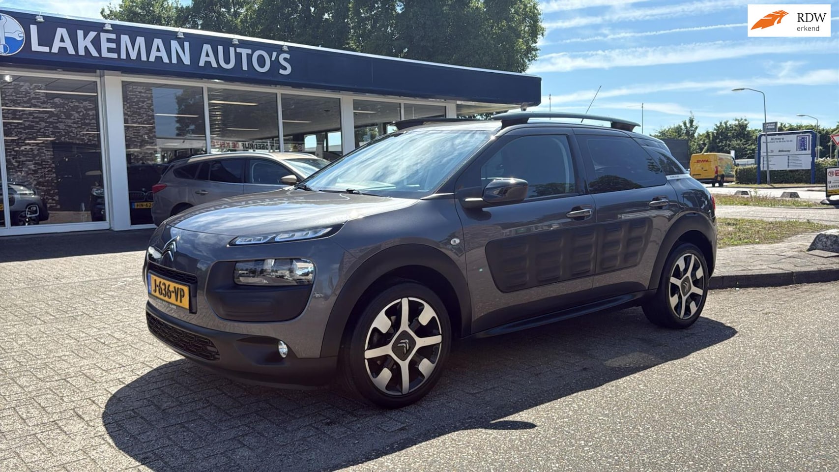 Citroën C4 Cactus - 1.2 PureTech One-Tone Greyline Xenon Navi Sport Huurkoop Inruil APK Garantie - AutoWereld.nl