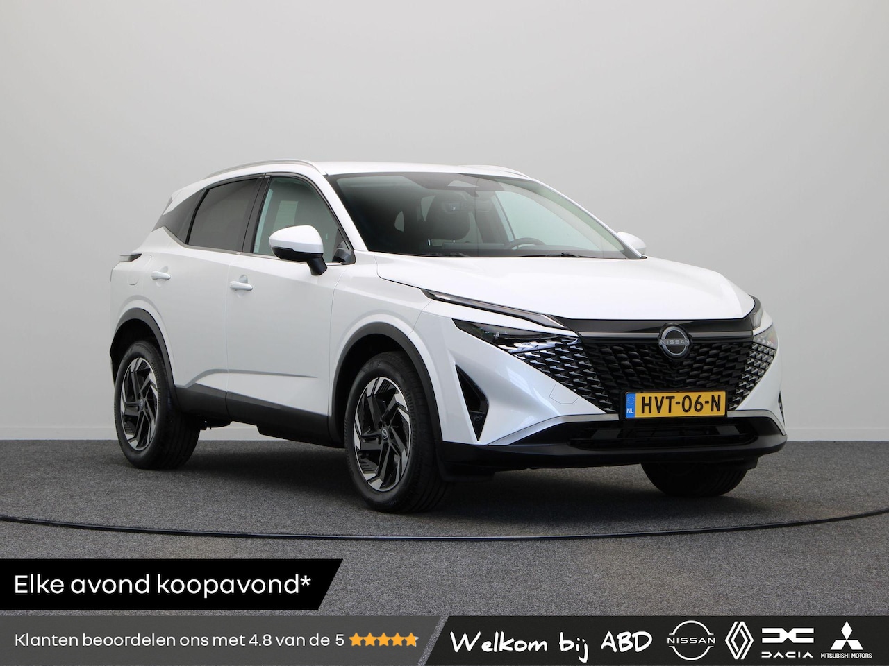 Nissan Qashqai - 1.3 MHEV Xtronic N-Connecta | Automaat | 18" Lichtmetalen Velgen | Stoel, Stuur en Voorrui - AutoWereld.nl