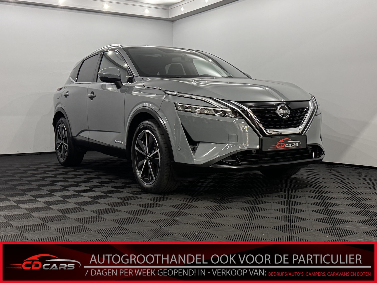 Nissan Qashqai - 1.5 e-Power Tekna Plus Pano, Half leder, 360 Camera, Navi, Elektrische achterklep, Rijstro - AutoWereld.nl