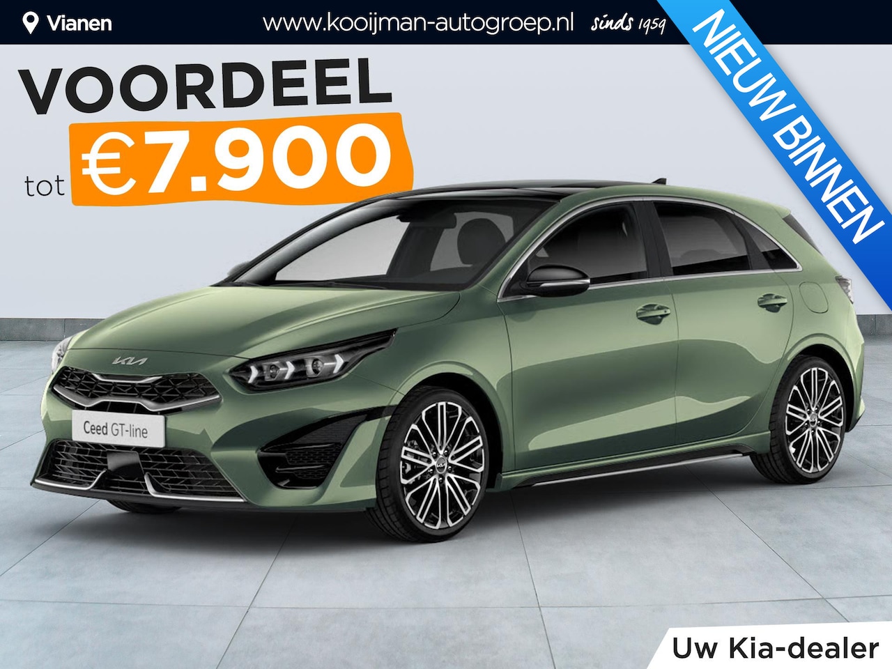 Kia Cee'd - Ceed 1.5 T-GDi GT-PlusLine Rijklaar vanaf €36.500,- Nu tijdelijke voordeel van €4.895,- - AutoWereld.nl