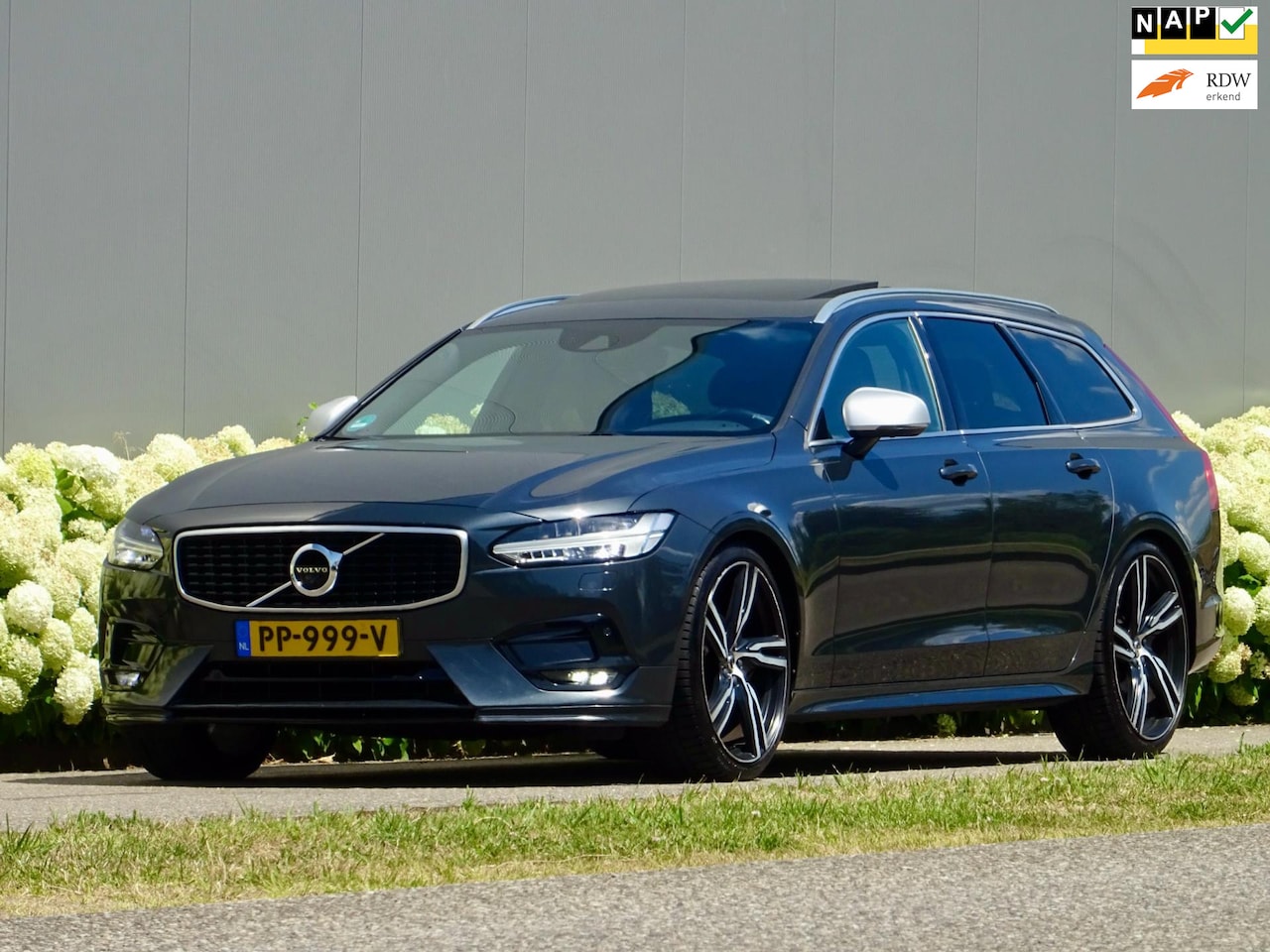 Volvo V90 - 2.0 D4 190pk R-Design NL Polestar+ // Alle Opties! - AutoWereld.nl