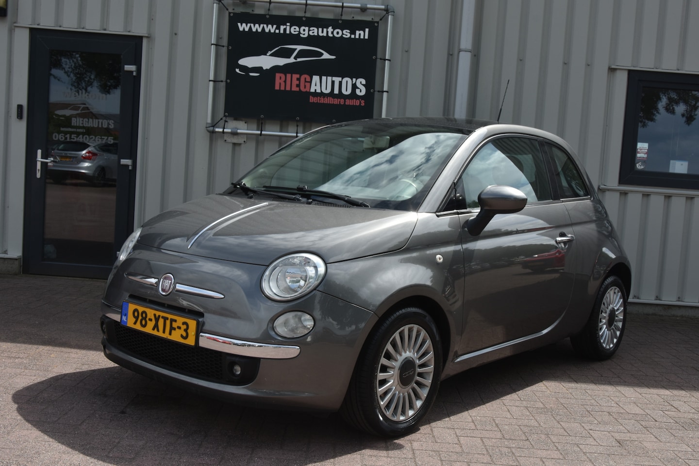 Fiat 500 - 0.9 TwinAir Lounge. Airco koud, schuifdak!! - AutoWereld.nl