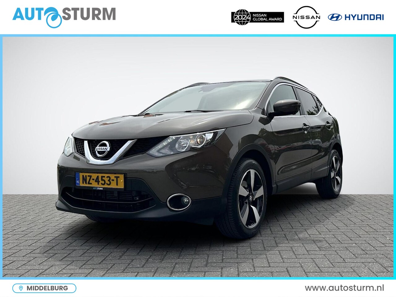 Nissan Qashqai - 1.2 N-Connecta | Navigatie | 360° Camera | Trekhaak | Keyless Entry | Cruise & Climate Con - AutoWereld.nl