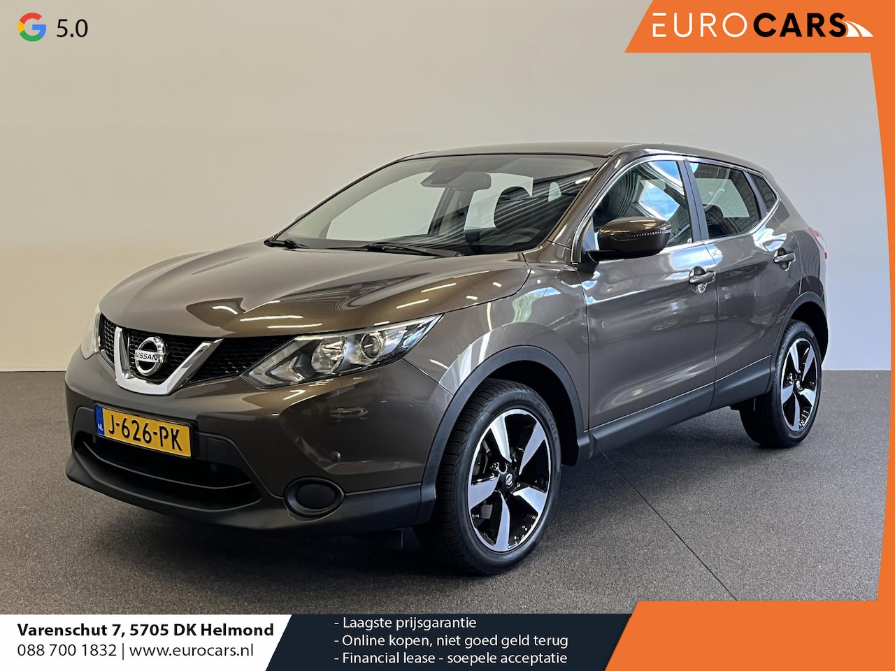 Nissan Qashqai - 1.2 Acenta Airco Cruise Control Parkeersensoren achter Lichtmetalen velgen - AutoWereld.nl