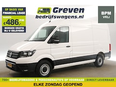 Volkswagen Crafter - 30 2.0 TDI L3H3 | BPM Vrij | 3000KG Trekgew. 140PK Airco Cruise Carplay Navi PDC 3 Persoon