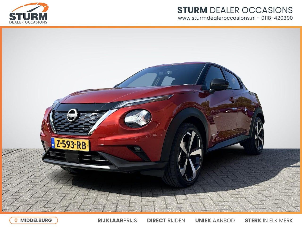 Nissan Juke - 1.6 Hybrid Tekna Sound Pack | Navigatie | 360° Camera | Adapt. Cruise Control | BOSE Audio - AutoWereld.nl