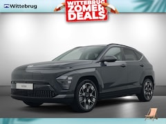 Hyundai Kona Electric - Premium 65.4 kWh Volledig Elektrisch met Navigatie, Lederen bekleding en Stoelverwarming U