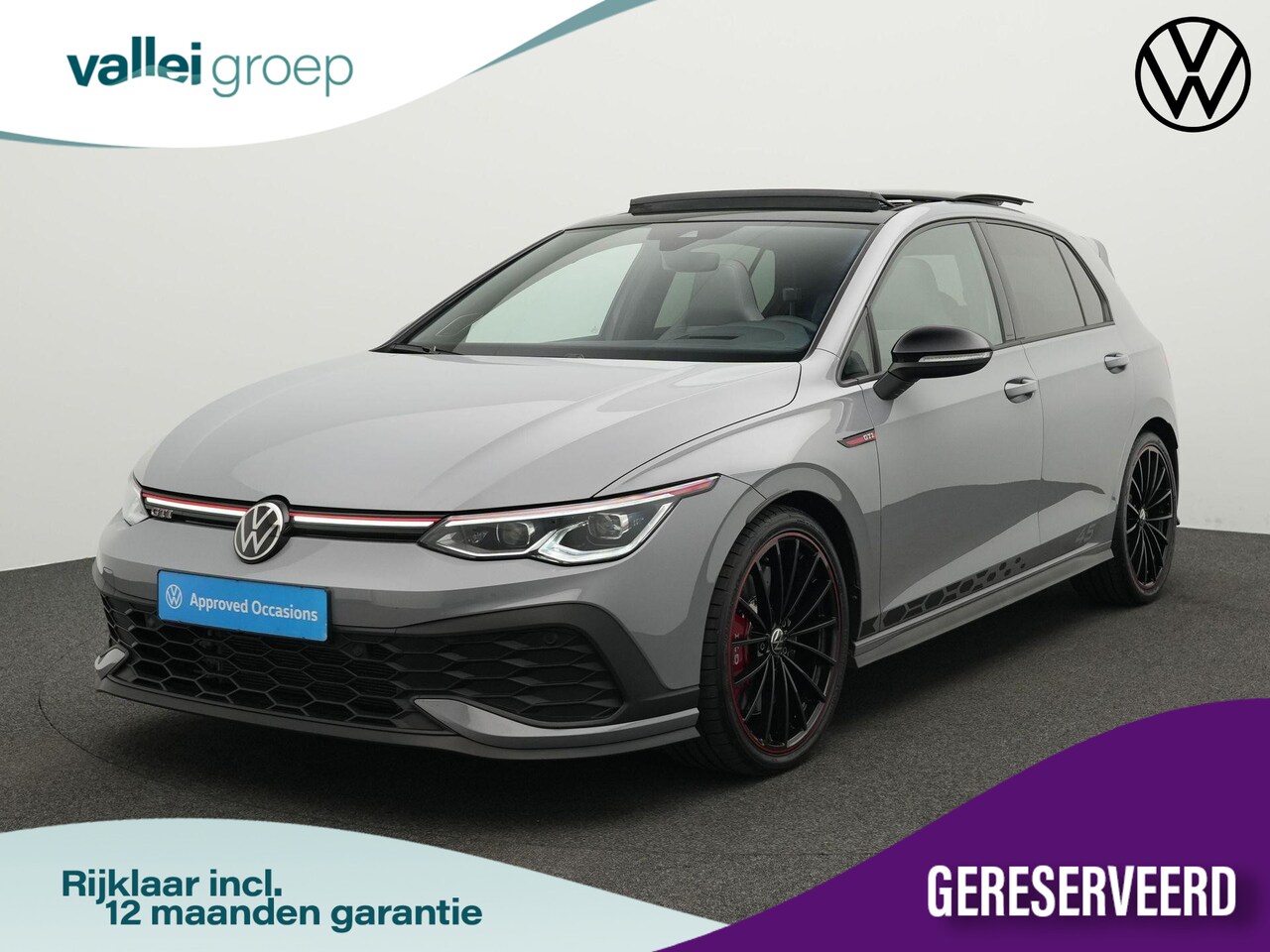 Volkswagen Golf - 2.0 TSI 300 pk DSG GTI Clubsport 45 Jahre | Panoramadak | Akrapovič | Leder | Stoelventila - AutoWereld.nl